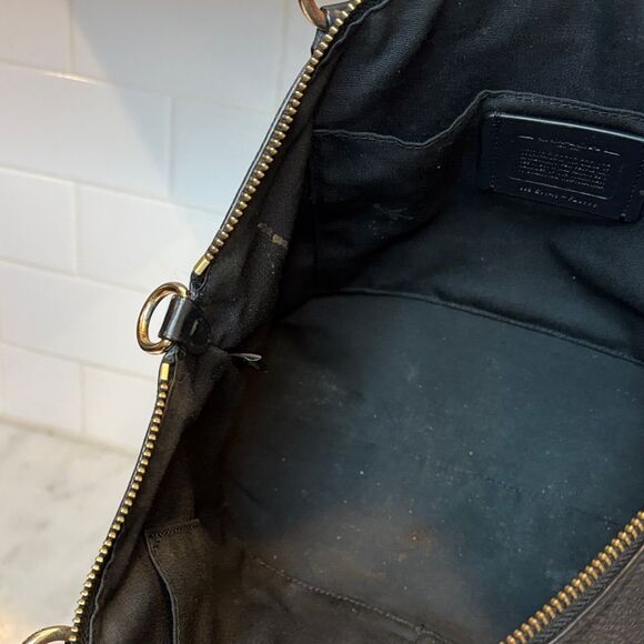 Coach Kelsey Small Pebbled Leather Satchel Shoulder Bag - Picture 12 of 16